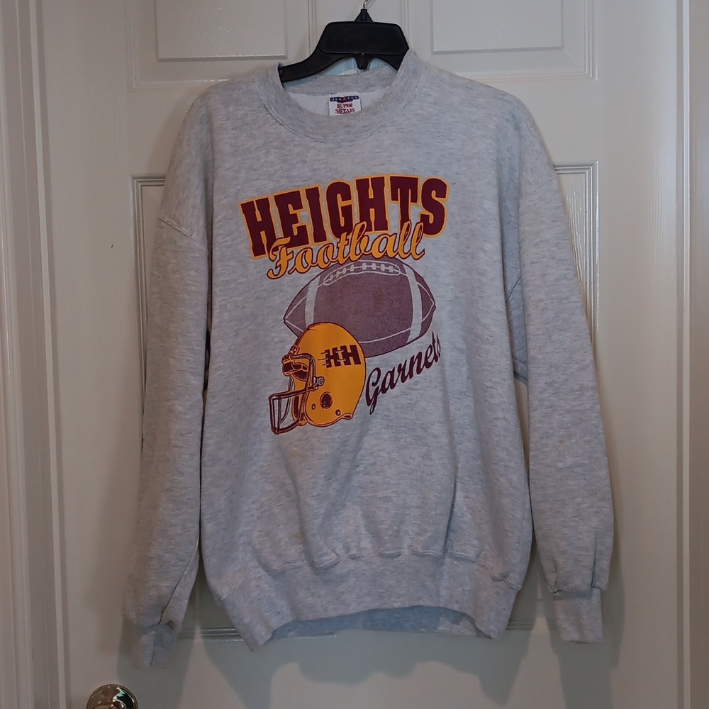 HEIGHTS FOOTBALL GARNETS SWEASHIRT